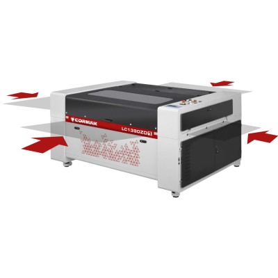Plotter laser CO₂ CORMAK LC1390ZD1 160 W pentru gravare 2