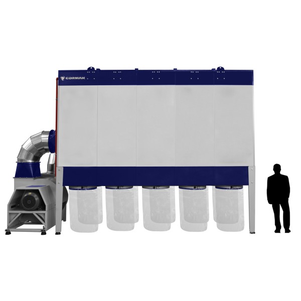 Extractor industrial CORMAK DCV47850 pentru rumeguș