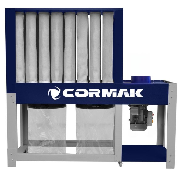 Exhaustor industrial CORMAK DCV6500E pentru praf și rumeguș