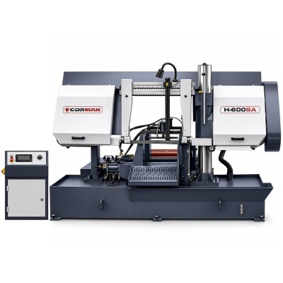 Fierăstrău cu bandă automat cu coloană pentru metal CORMAK H600SA