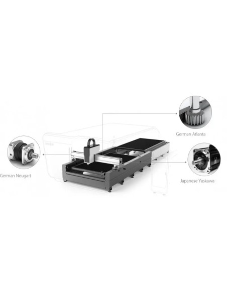 Masina laser CNC FIBER LF3015GEP - Eficienta ridicata