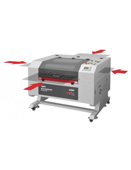 Plotter laser CO2 5070Z pentru taiere de mare precizie