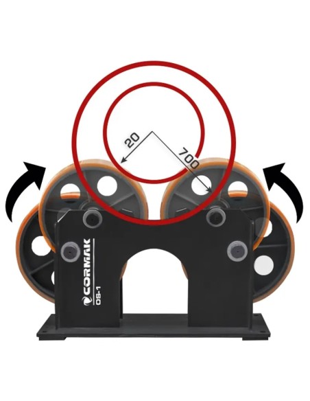 Rotator de sudura cu role CORMAK OS-1