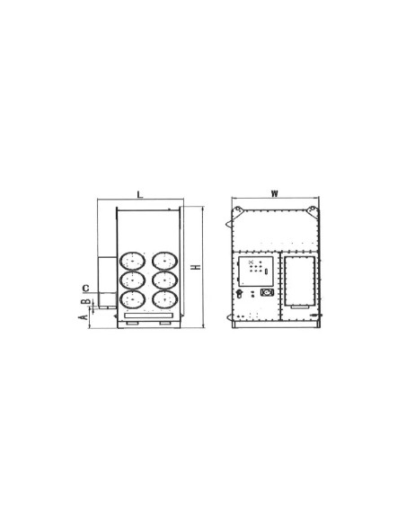 Extractor industrial de fum si praf LDC-6L