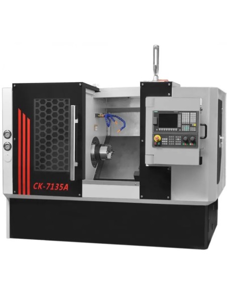 Strung CNC CK7135A cu pat inclinat, prelucrare precisa