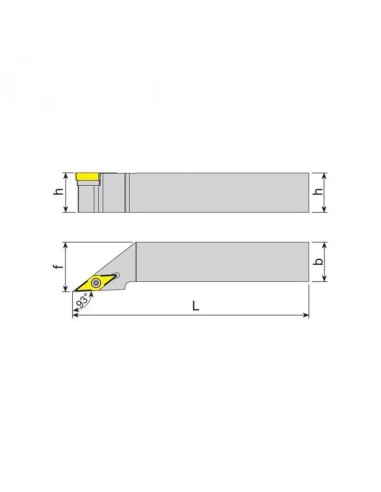 Cutit strung SVJBR 2525 M16 cu sistem S avansat