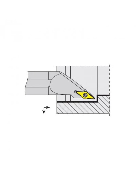 Cutit strung SVJBR 2525 M16 cu sistem S avansat