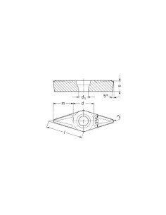 Placa strung VBMT 11 pentru otel si INOX - inalta precizie 2