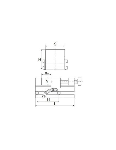 Menghina precizie 100 mm din otel aliat, durabilitate