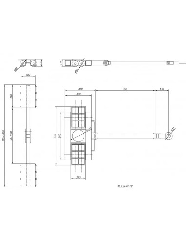 Set transport 24 tone, platforma mobila si sasiu