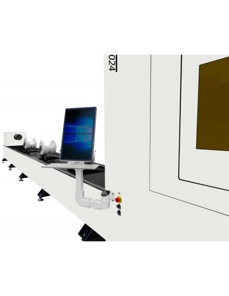 Laser FIBER CNC 3000W pentru tevi si profile metalice