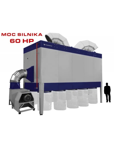 Exhaustor industrial Vibra Motor 43500 m³/h - PREMIUM