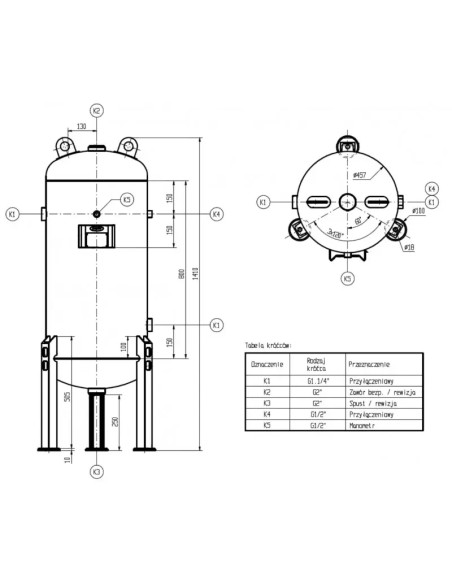 Rezervor presiune 150L 11 bar - Calitate superioara