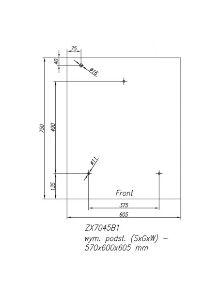 Stand ZX 7045 B1 Stabilitate Optima Cormak