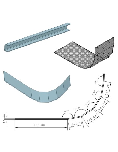Abkant hidraulic CNC 100x2500 - Precizie Avansata