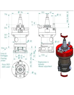 Agregat CNC ISO30 ER32 compensare precisa 2