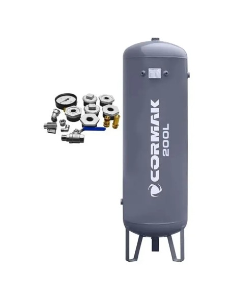 Rezervor presiune 11 bar 200L cu accesorii incluse