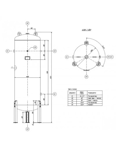 Rezervor presiune 500L 11BAR - Siguranta ridicata