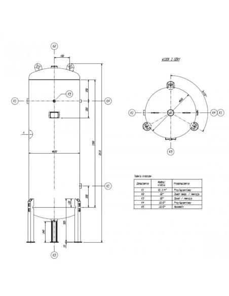 Rezervor presiune 500L 11BAR - Siguranta ridicata