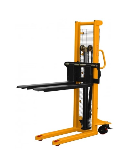Stivuitor manual 1500kg, reglabil, inaltime 1600mm