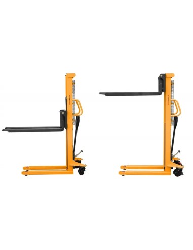 Stivuitor manual 1500kg, reglabil, inaltime 1600mm