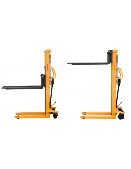 Stivuitor manual 1500kg, reglabil, inaltime 1600mm