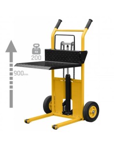 Carucior transport 200kg, ridicare 900mm - Stabilitate siguranta
