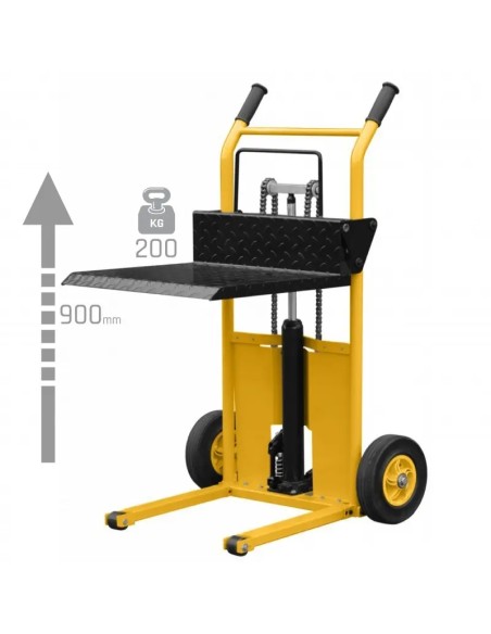 Carucior transport 200kg, ridicare 900mm - Stabilitate siguranta