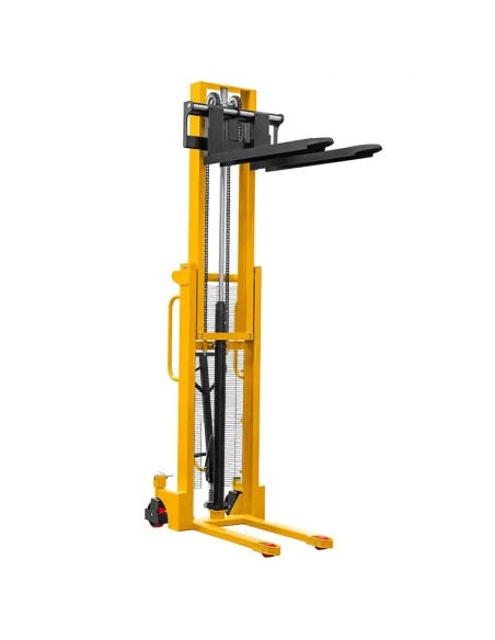 Stivuitor manual 1000 kg cu furci reglabile eficient