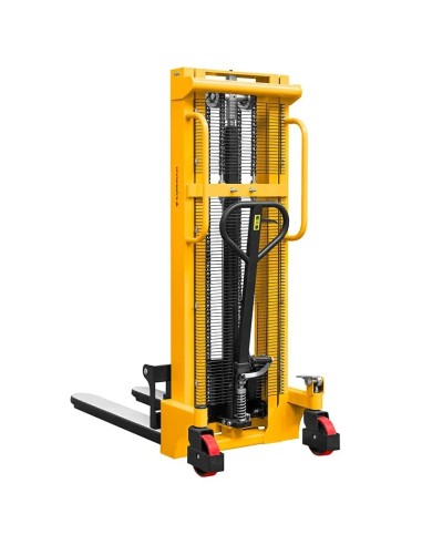 Stivuitor manual 1000 kg cu furci reglabile eficient