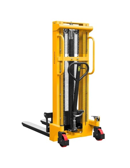 Stivuitor manual 1000 kg cu furci reglabile eficient