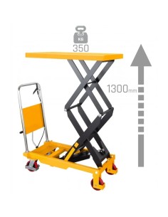Platforma cu roti TA3510, 350 kg, ridicare 1300 mm