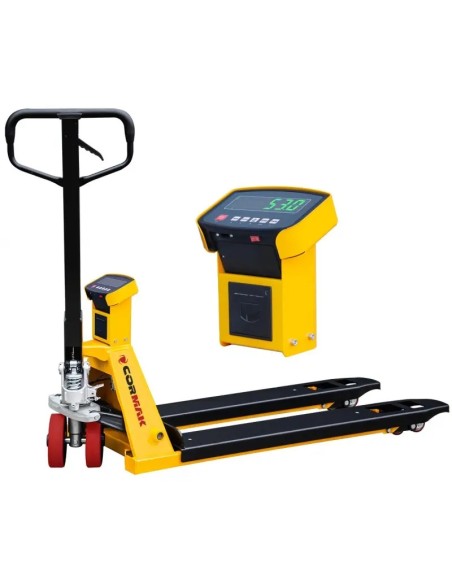 Transpalet cu cantar CORMAK 2.5t, Precizie si Imprimare