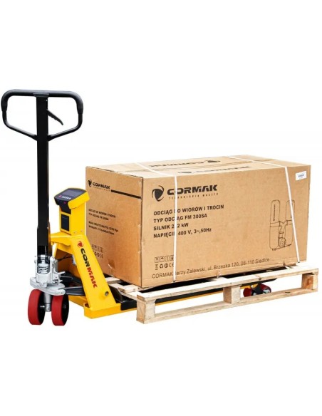 Transpalet cu cantar CORMAK 2.5t, Precizie si Imprimare