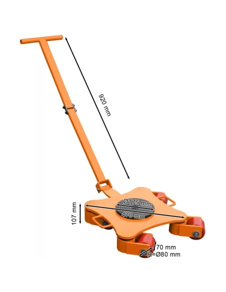 Role transport 4T - Optim pentru obiecte grele