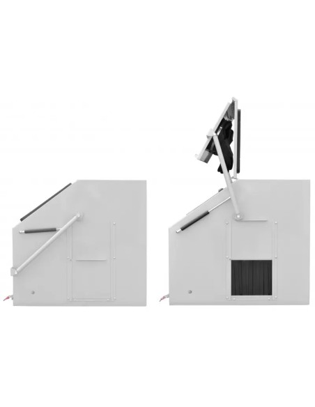 Cabina sablare 350L deschidere superioara