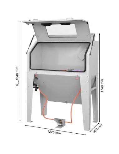 Masina de sablat cabine 420L, fiabilitate crescuta