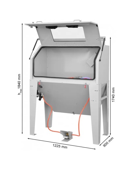 Masina de sablat cabine 420L, fiabilitate crescuta