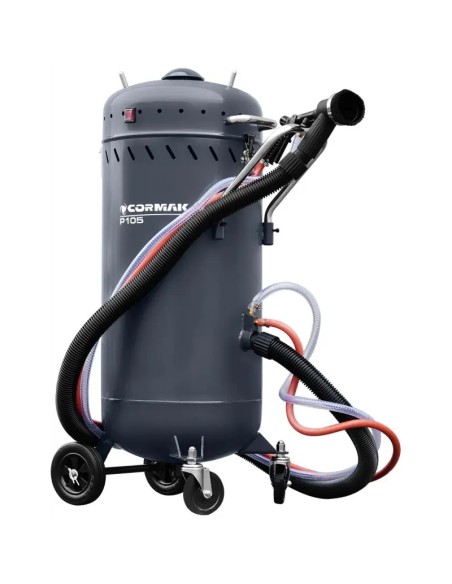 Masina de sablat 105L cu aspirator integrat