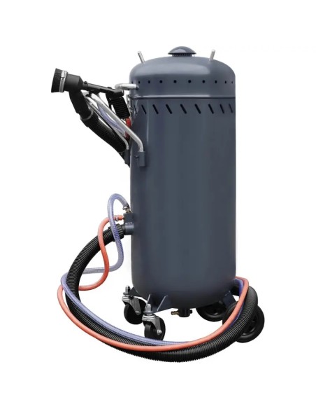 Masina de sablat 105L cu aspirator integrat