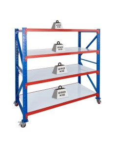Raft depozitare mobil 1900x800x2200mm capacitate 1000kg