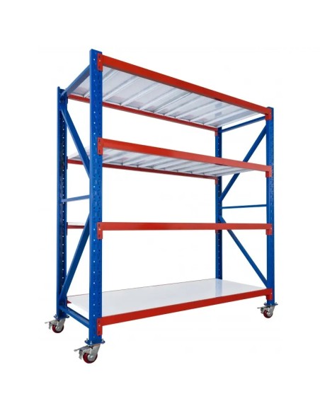Raft depozitare mobil 1900x800x2200mm capacitate 1000kg