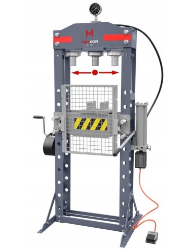 Presa Hidraulica Pneumatica 30T - Forta si Precizie