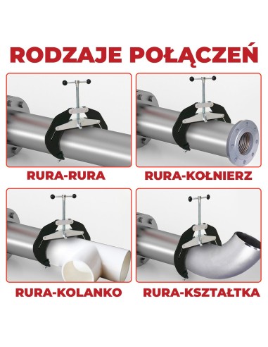 Clemă țevilor 125-305mm WPC-12 - Precizie și durabilitate