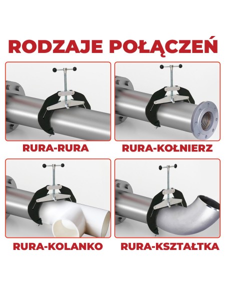 Clemă țevilor 125-305mm WPC-12 - Precizie și durabilitate