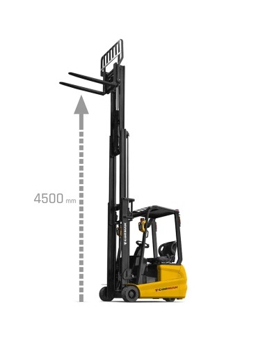 Stivuitor electric W16E45 1600 kg, eficient in spatii restranse