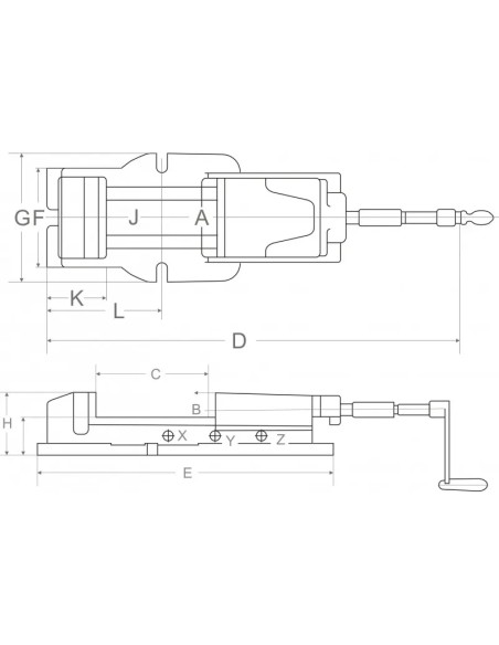 Menghina rotativa 155mm cu asistenta hidraulica