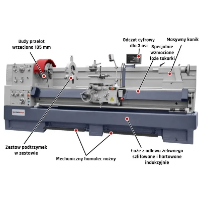 Strung universal CORMAK 660x4000 - Precizie maxima 2