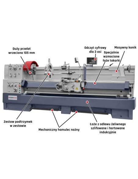 Strung universal CORMAK 660x4000 - Precizie maxima