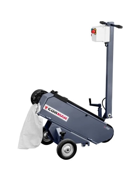Slefuitor cu banda metal CORMAK S75F - Stabilitate Optima